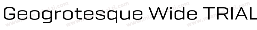 Geogrotesque Wide TRIAL Rg字体转换